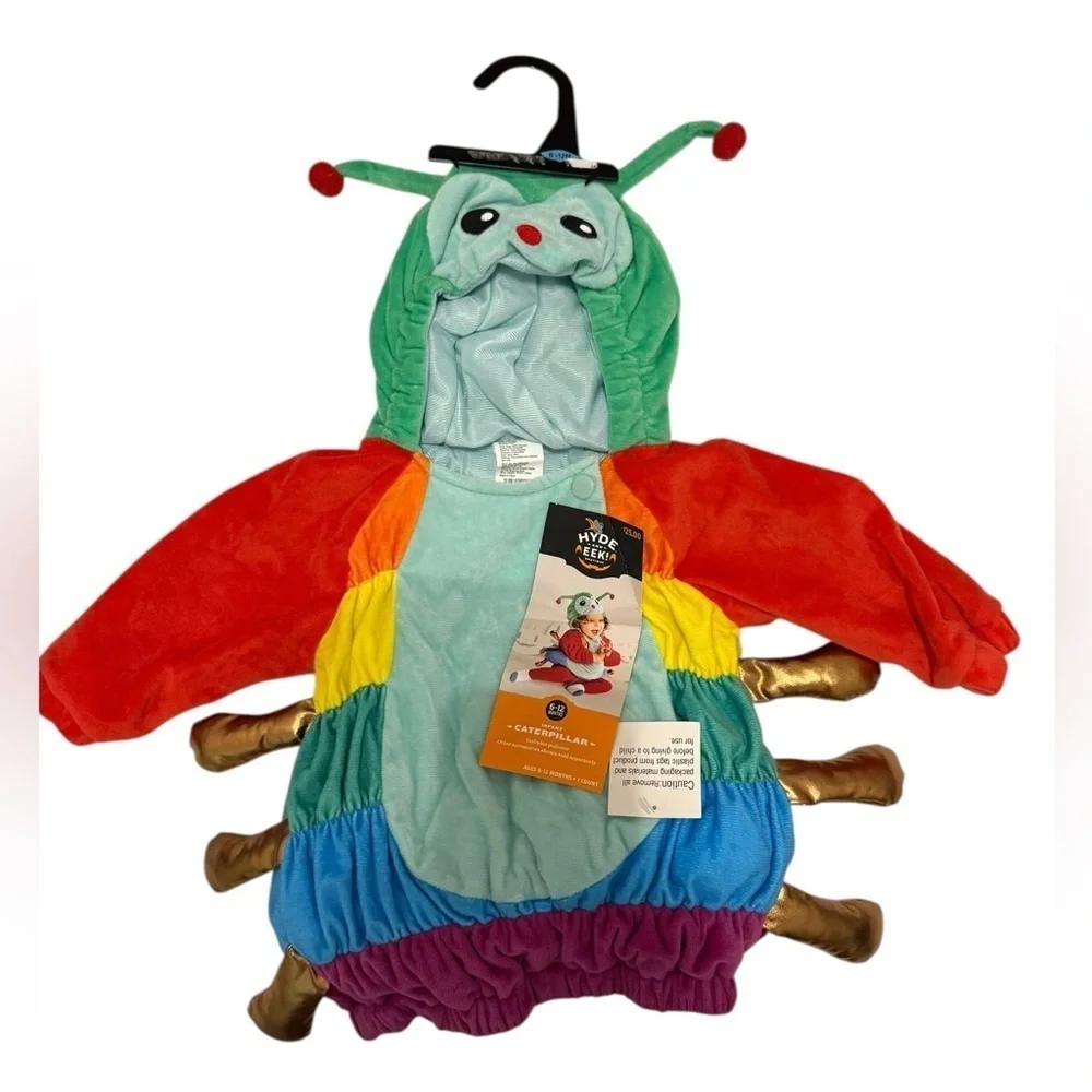 Hyde and Eek!! Infant Caterpillar Halloween Costume Ages 6-12 months NWT